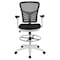 Flash Furniture Black Draft Chair, White Frame HL-0001-1CWHITE-GG - alternate 8